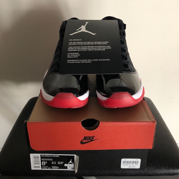 JORDAN 11 BRED (2019) Size 8.5 M - Picture 3 of 6